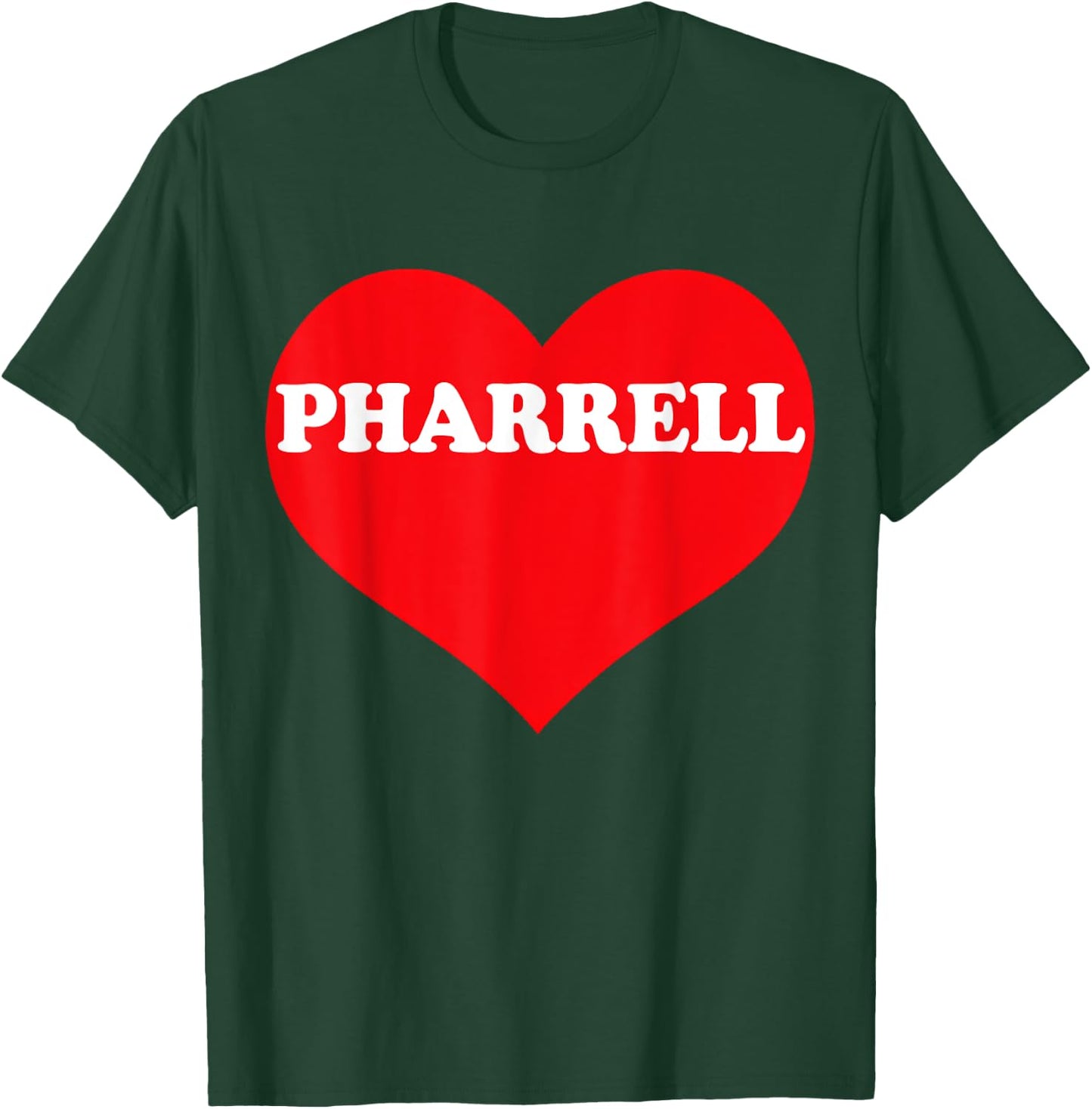 I Heart Pharrell, I Love Pharrell Custom T-Shirt - T-Shirt | Forest