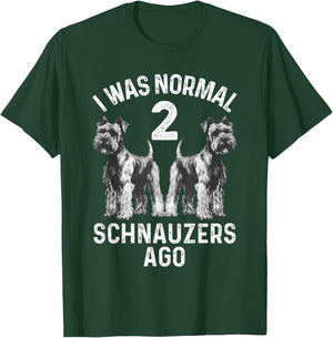 Best Schnauzer Art Women Puppy Mini Schnauzer Lover T-Shirt - T-Shirt | Forest