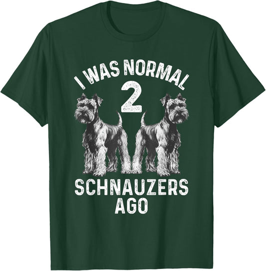 Best Schnauzer Art Women Puppy Mini Schnauzer Lover T-Shirt - T-Shirt | Forest