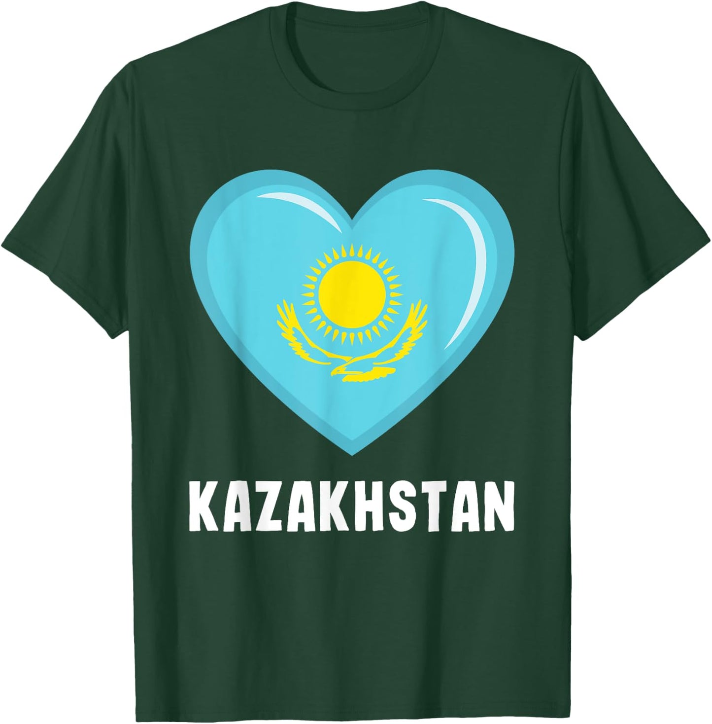 Kazakhstan flag jersey, Kazakhstani T-Shirt - T-Shirt | Forest