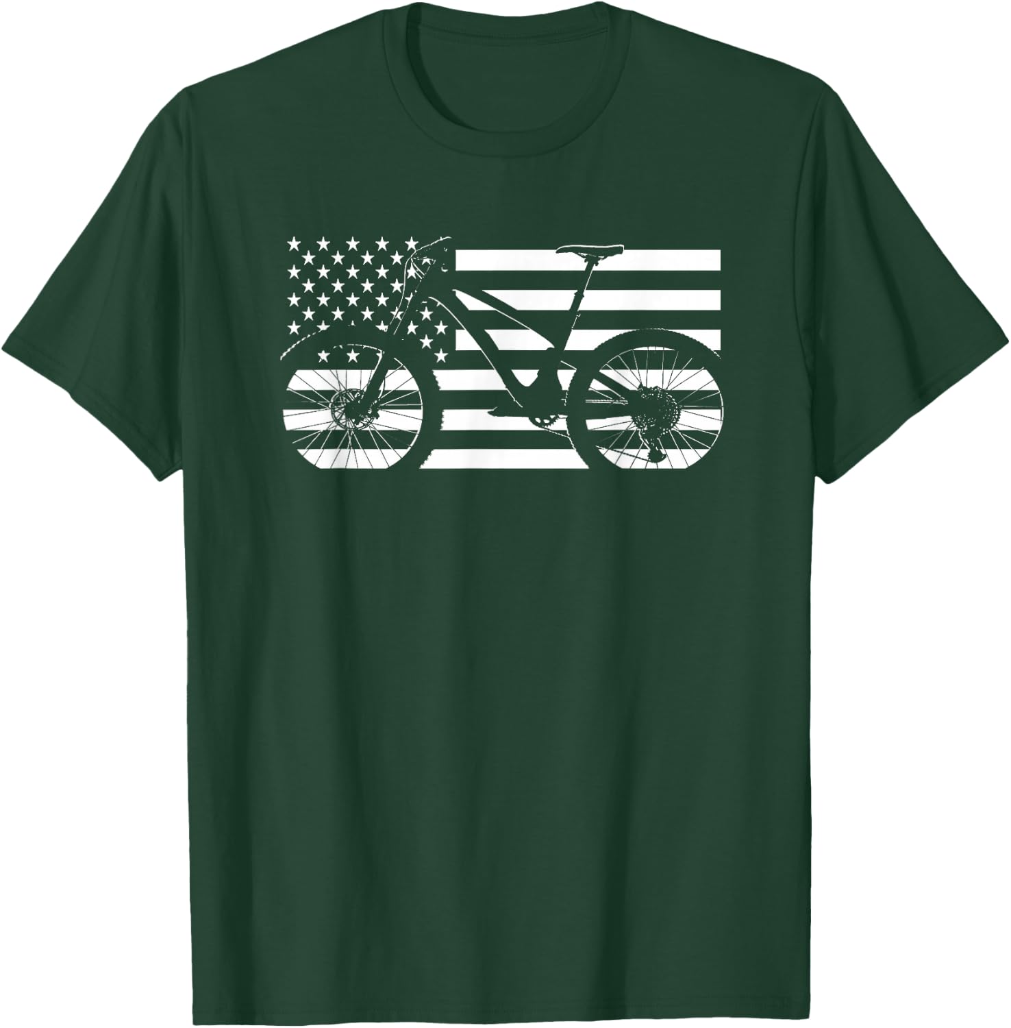 American MTB Mountain Bike T-Shirt - T-Shirt | Forest