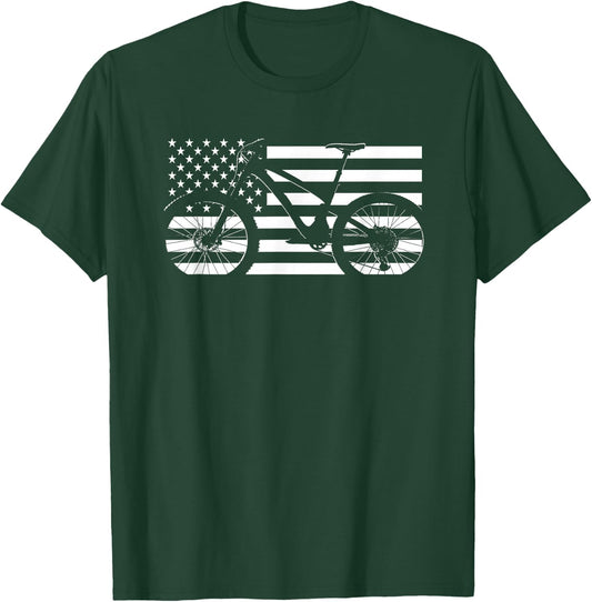 American MTB Mountain Bike T-Shirt - T-Shirt | Forest