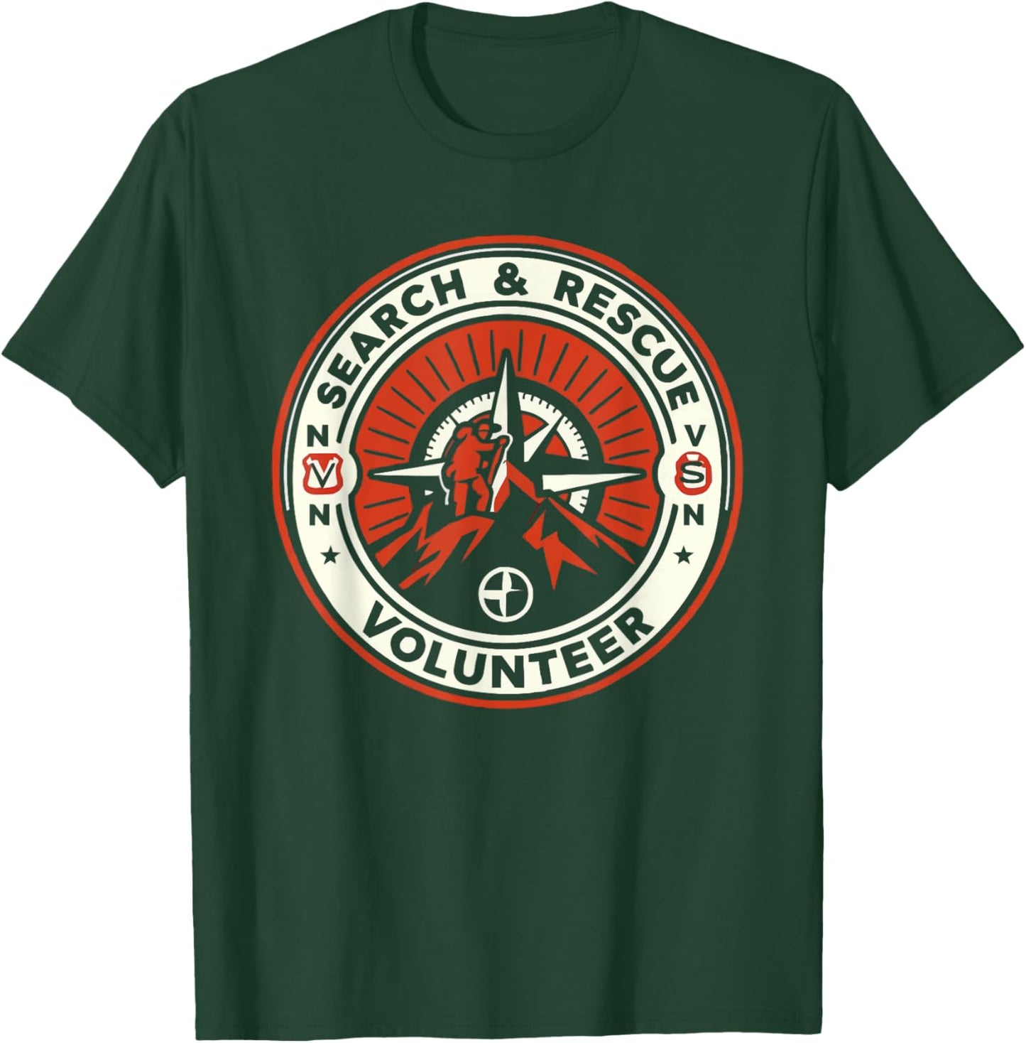 Search And Rescue Team SAR Emergency Response T-Shirt - T-Shirt | Forest