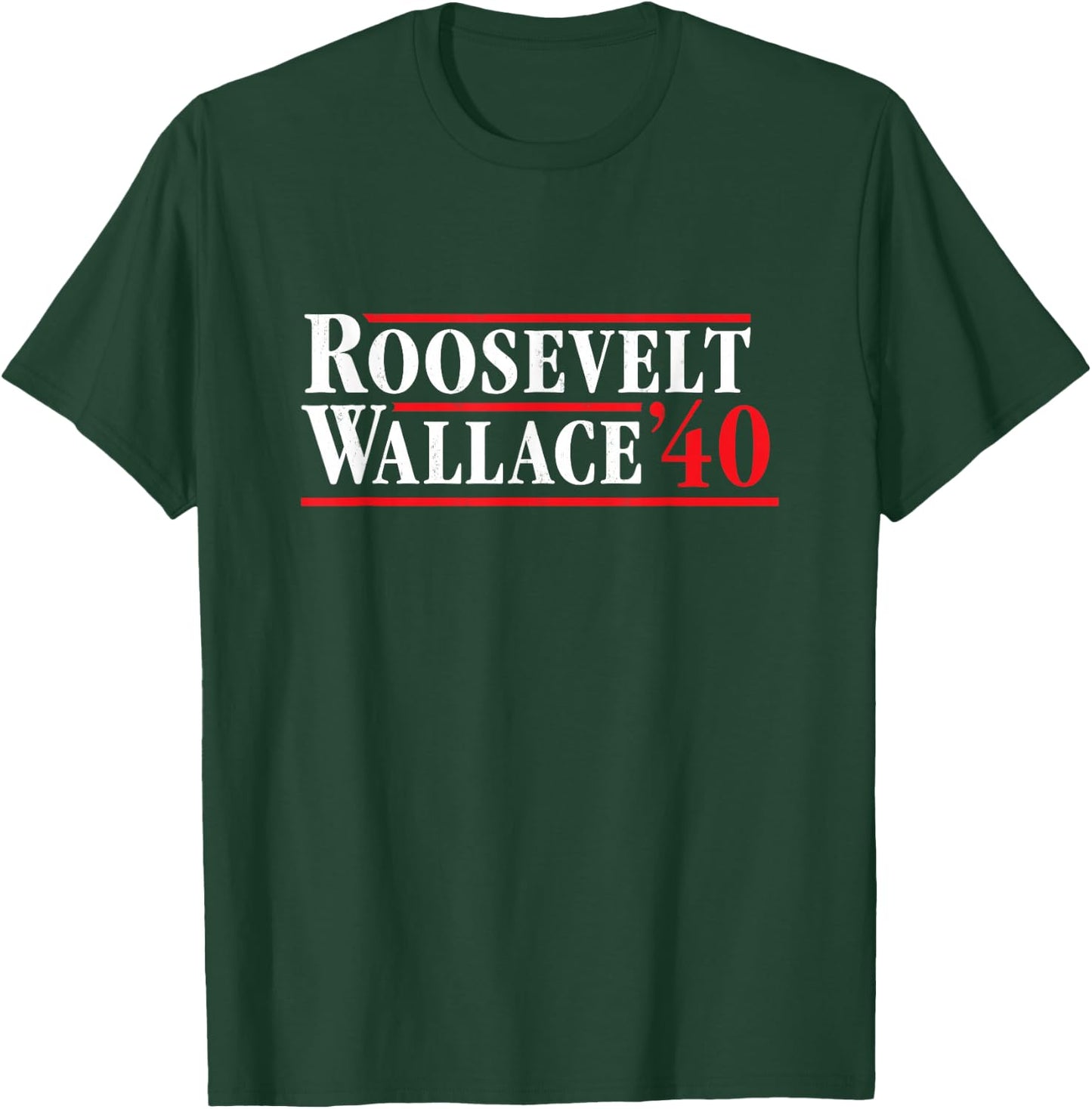 President Franklin Roosevelt 1940 - Retro 4th of July T-Shirt - T-Shirt | Forest
