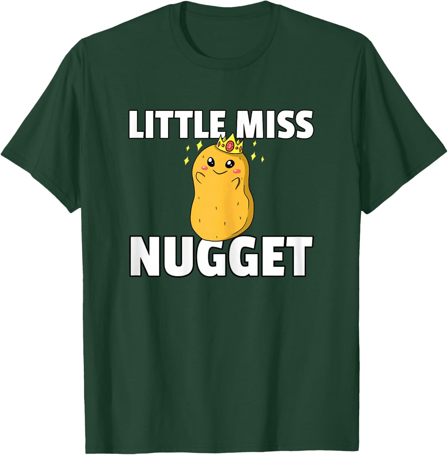 Chicken Nugget Gift Girls Funny Chicken Nuggs T-Shirt - T-Shirt | Forest
