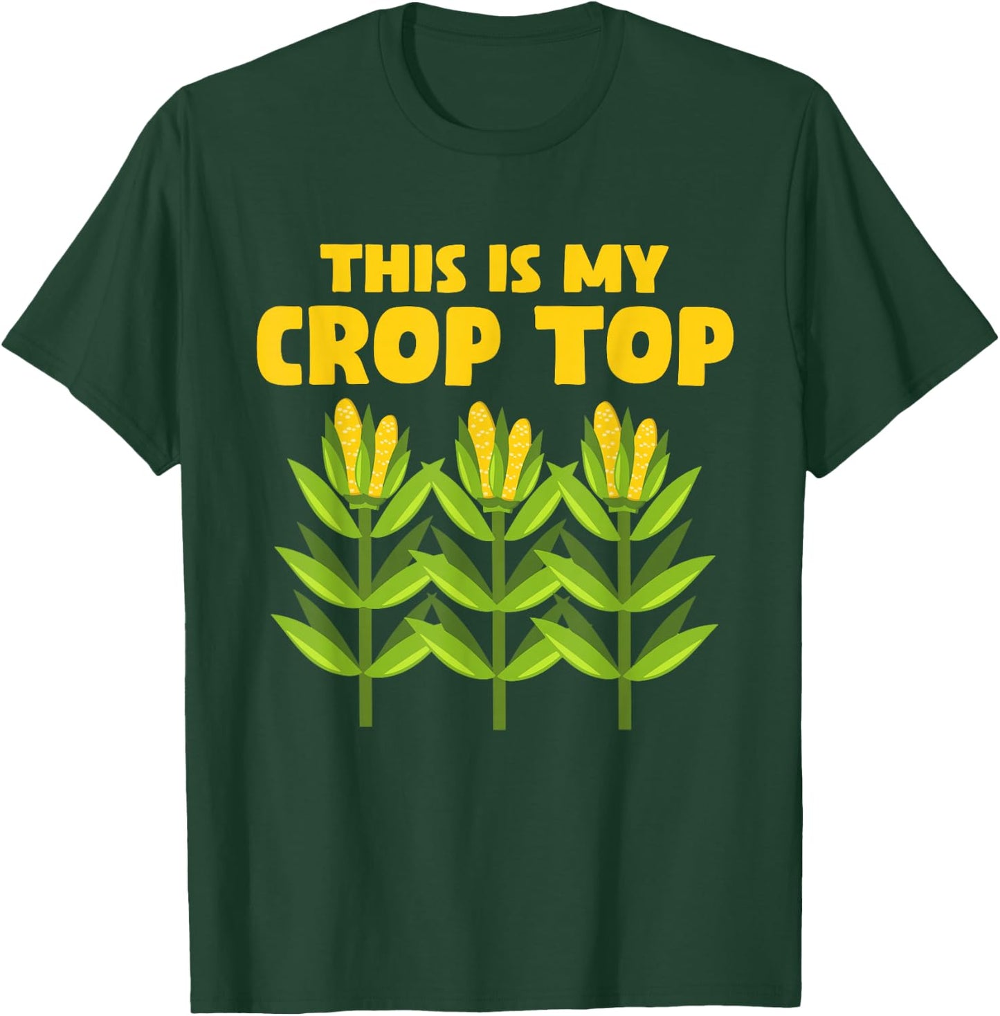 Funny Crop Farming Corn Corn Cob T-Shirt - T-Shirt | Forest