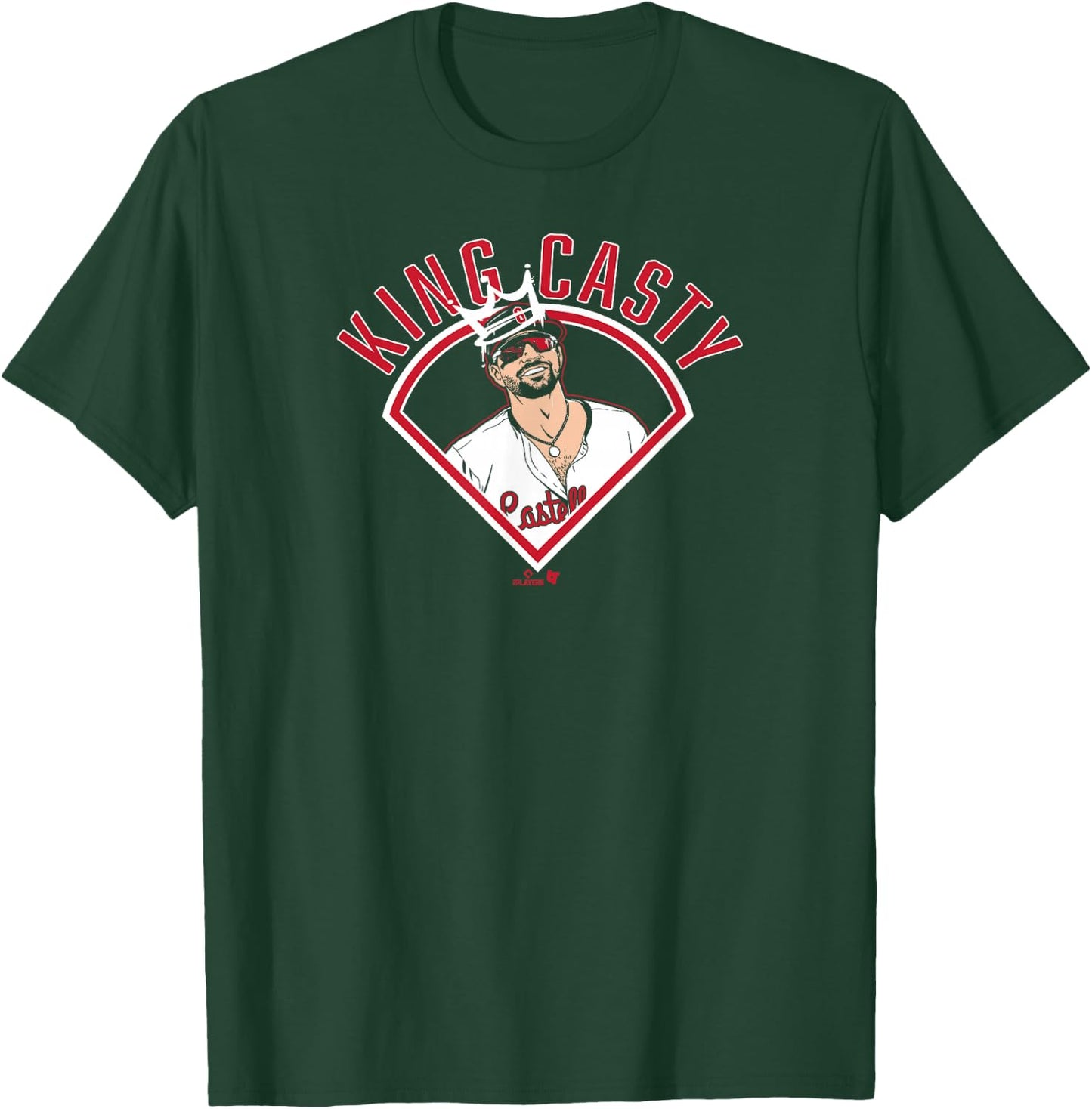 Nick Castellanos - King Casty - Philadelphia Baseball T-Shirt - T-Shirt | Forest