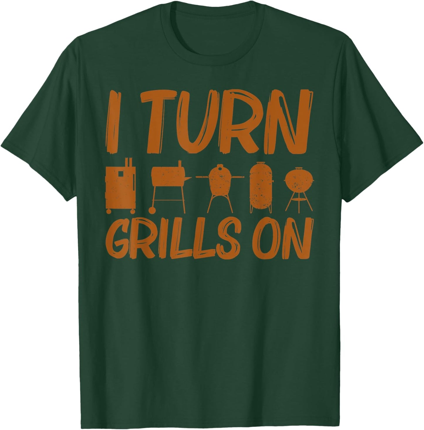 Funny Grill Gift Women Grilling BBQ Smoked Meat Fan T-Shirt - T-Shirt | Forest
