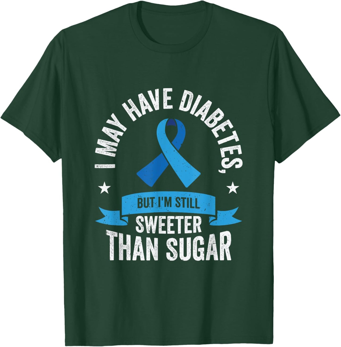 Diabetic Pancreas Diabetes Awareness Type 1 T1D Type 2 T2D T-Shirt - T-Shirt | Forest