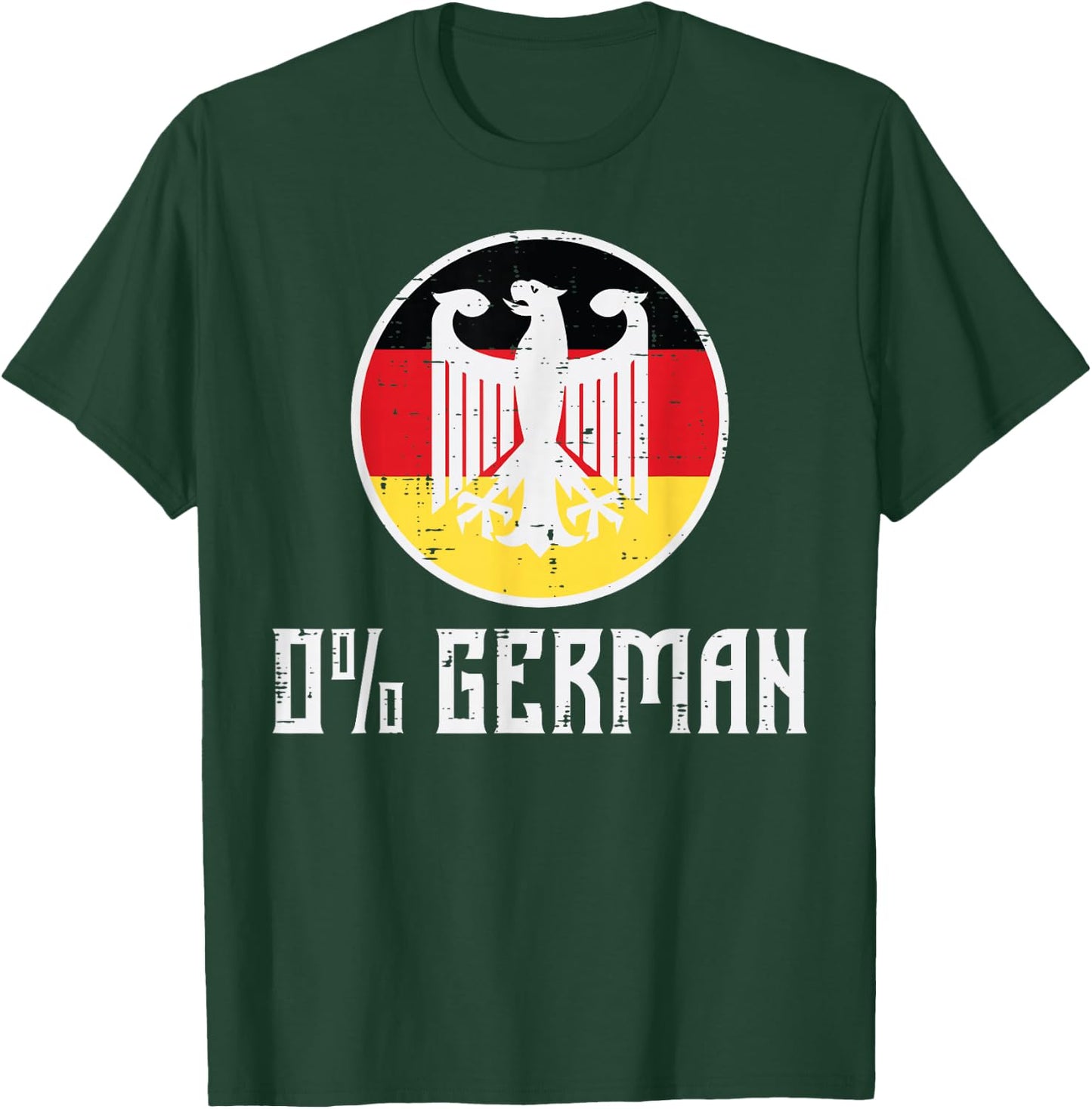 0 Percent German Eagle Oktoberfest Costume Men Women Kids T-Shirt - T-Shirt | Forest