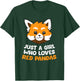 Just a Girl Who Loves Red Pandas T-Shirt - T-Shirt | Forest