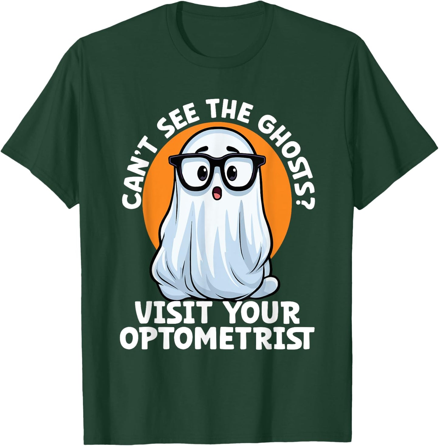 Optometry Halloween Optometrist Eye Doctor Trick Or Treat T-Shirt - T-Shirt | Forest