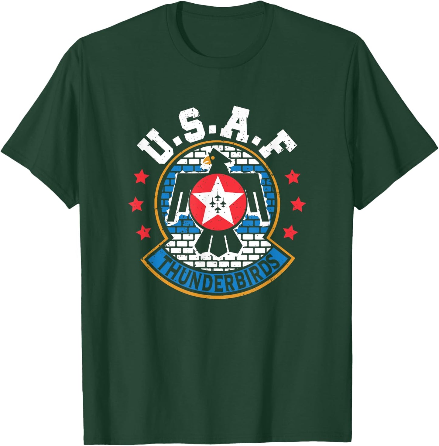 Thunderbirds Military Uniform Airforce T-Shirt - T-Shirt | Forest