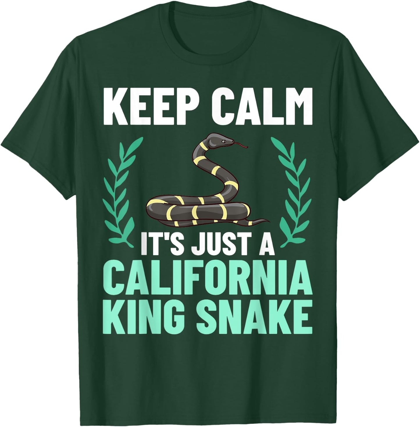 California King Snake High White Habitat T-Shirt - T-Shirt | Forest