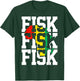 Vintage Fisk Lifetime Africa Map Hometown T-Shirt - T-Shirt | Forest