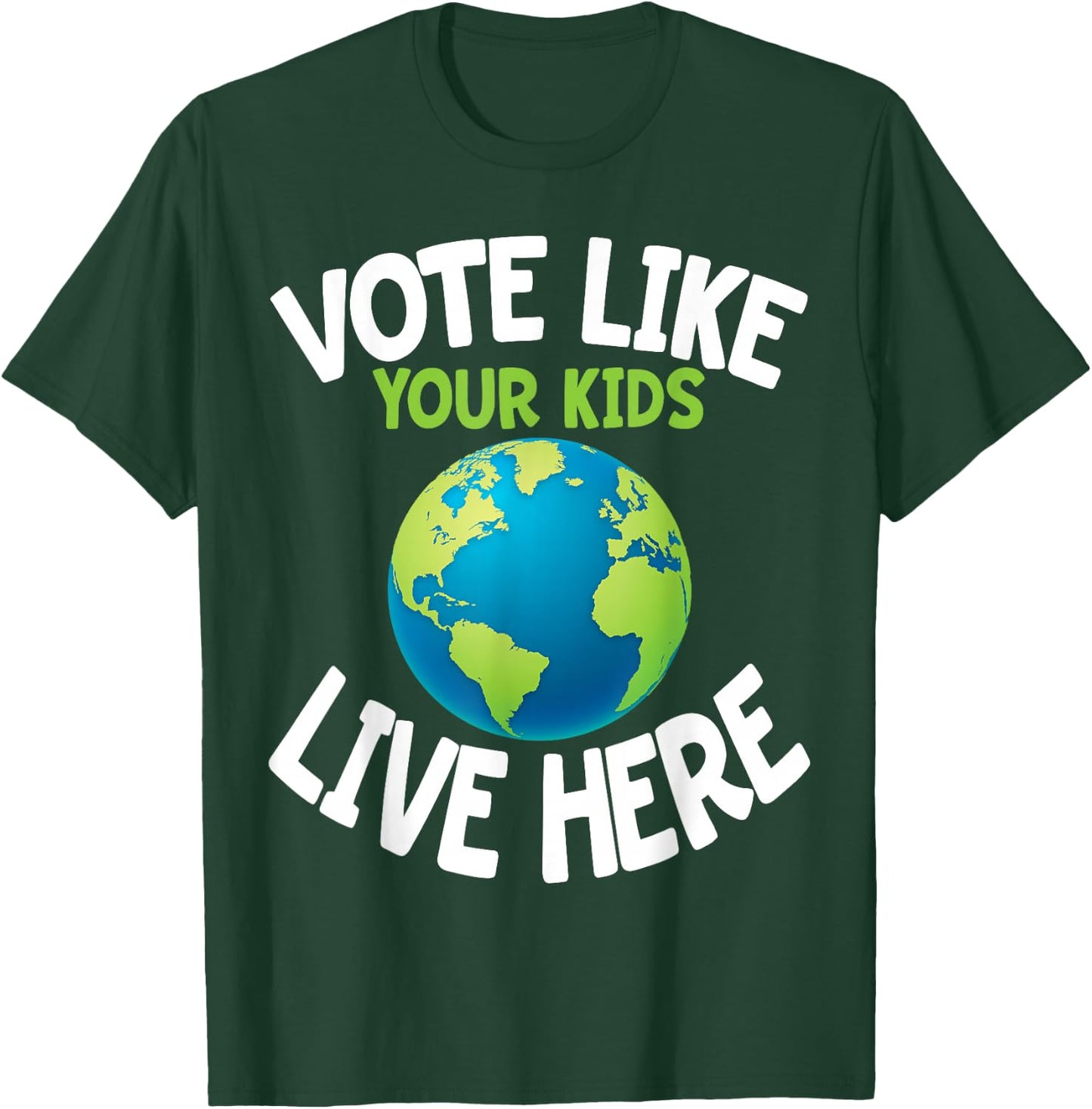 Climate Activist Shirt Vote Earth Day Parent Child Fun Gift T-Shirt - T-Shirt | Forest