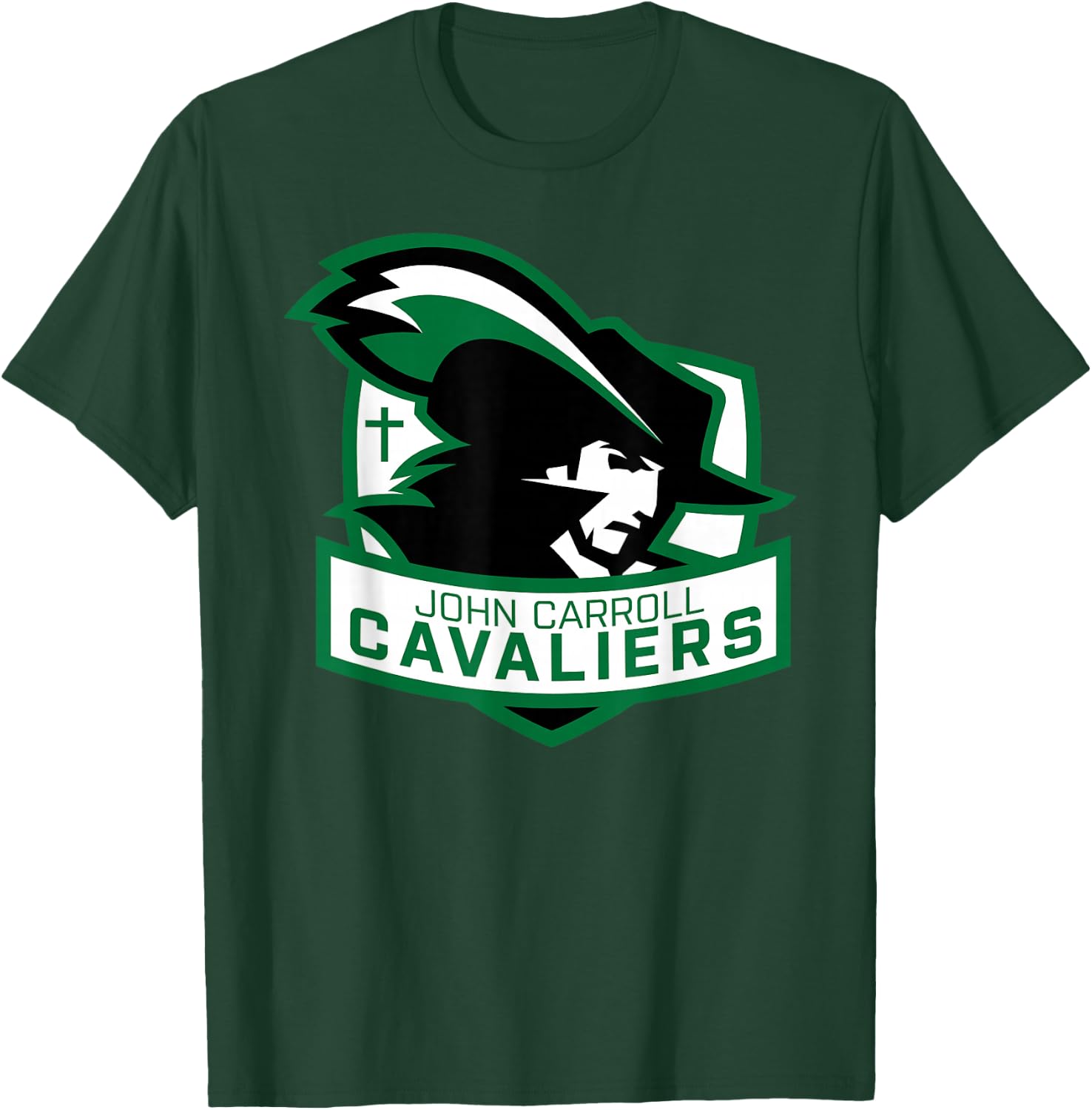 John Carroll Catholic High School Cavaliers T-Shirt - T-Shirt | Forest