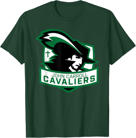 John Carroll Catholic High School Cavaliers T-Shirt - T-Shirt | Forest