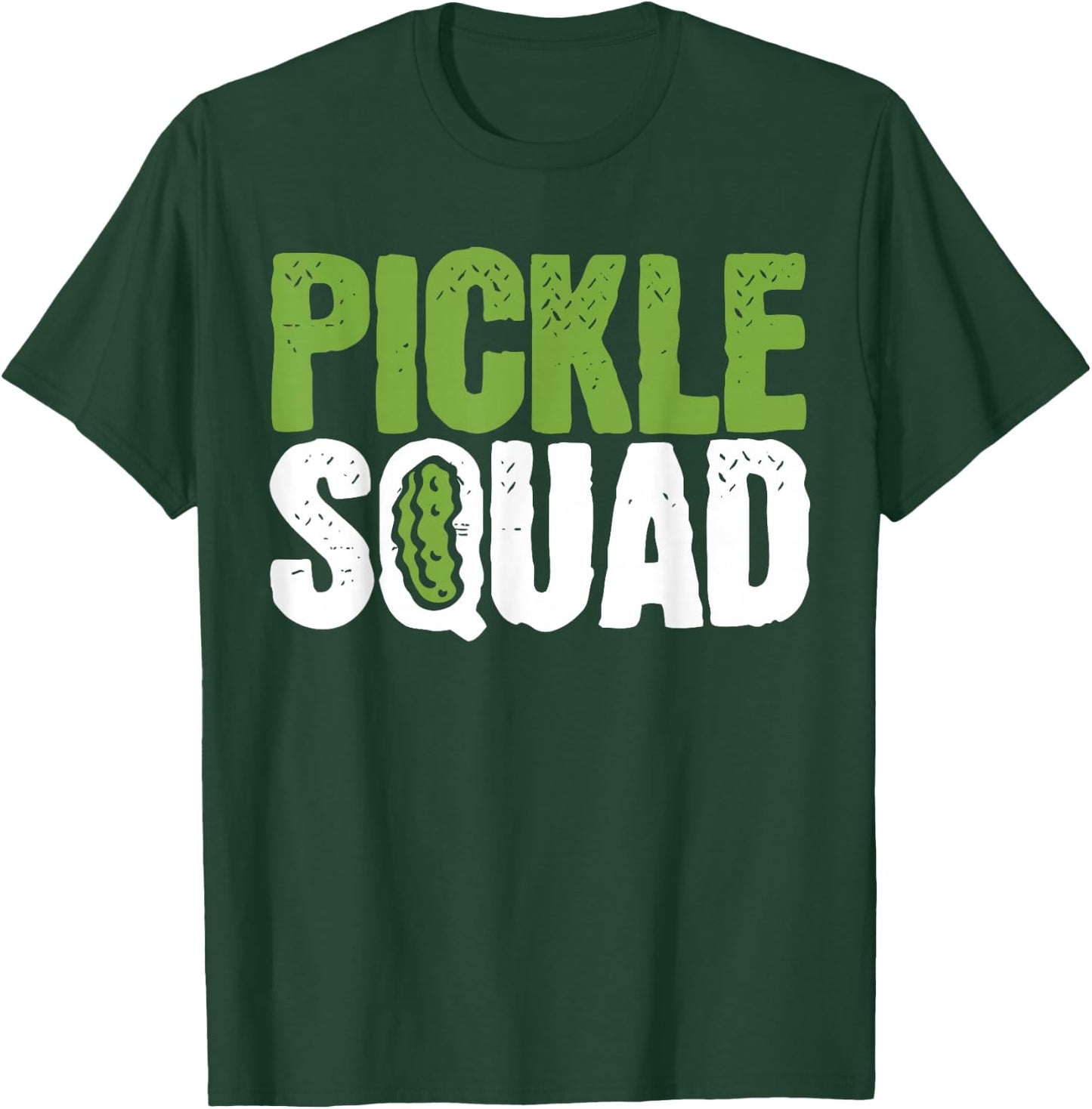 Pickle Cucumber Vegan Squad Green Grocer T-Shirt - T-Shirt | Forest
