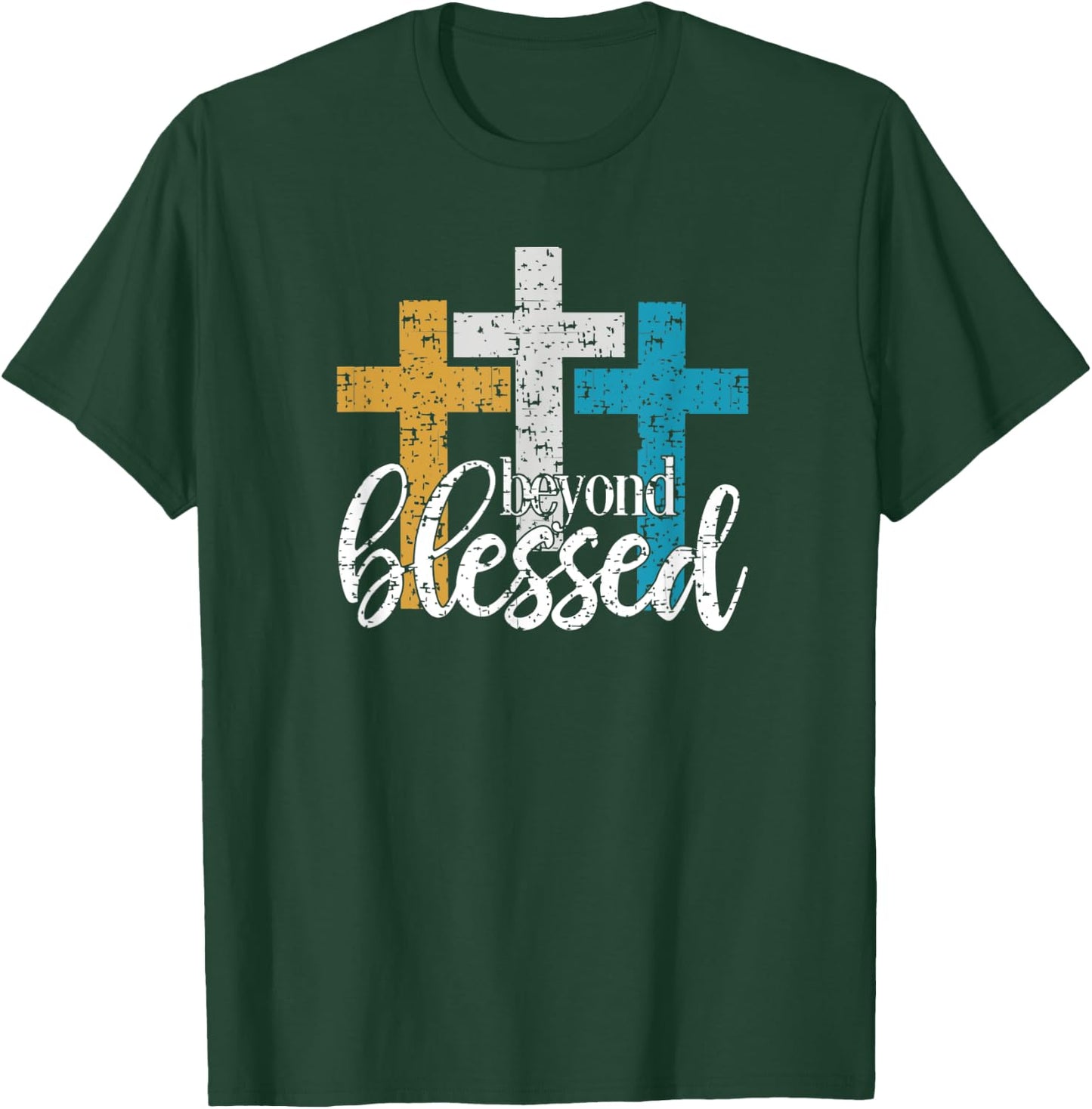 Inspirational Christian Gift those Blessed Great Easter T-Shirt - T-Shirt | Forest