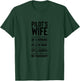 Funny Aviator Surprise Aviation Pilot's Wife T-Shirt - T-Shirt | Forest