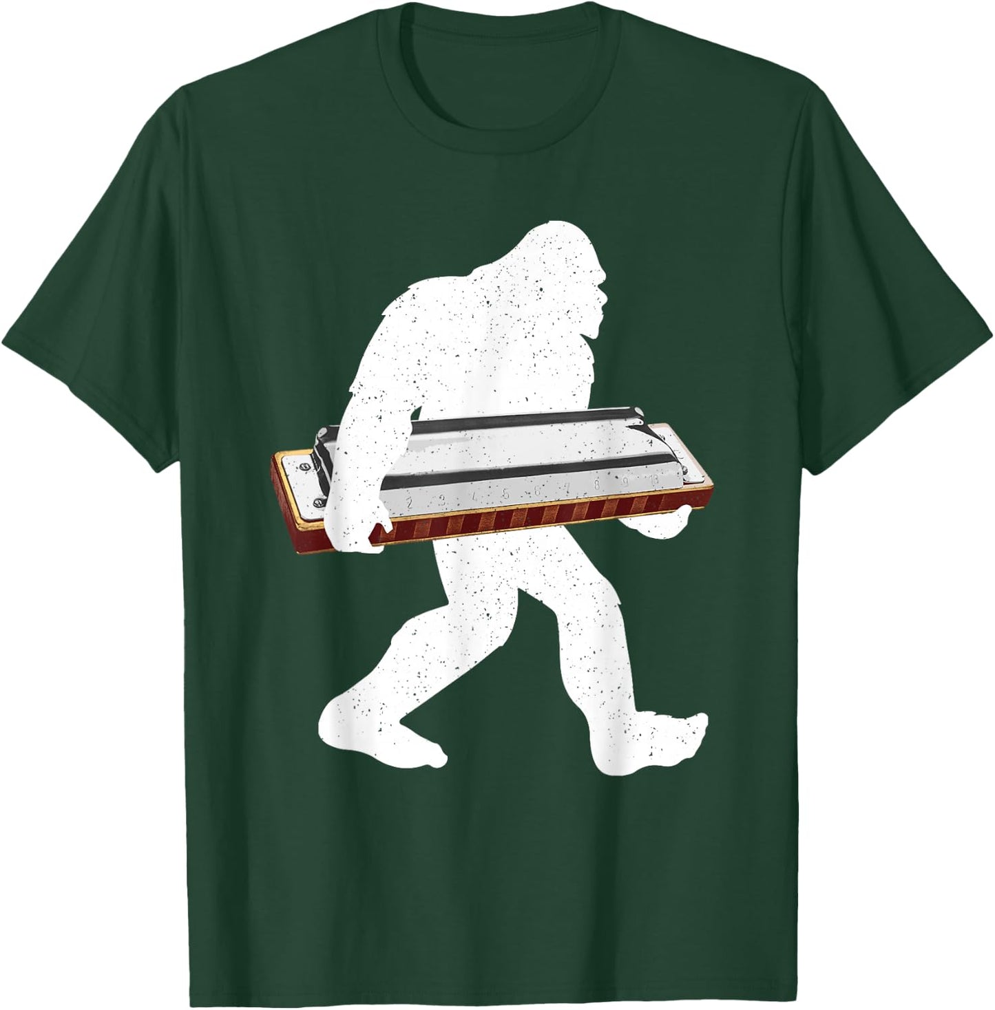 Funny Harmonica Art Women Boys Girls Kid Harmonicist T-Shirt - T-Shirt | Forest