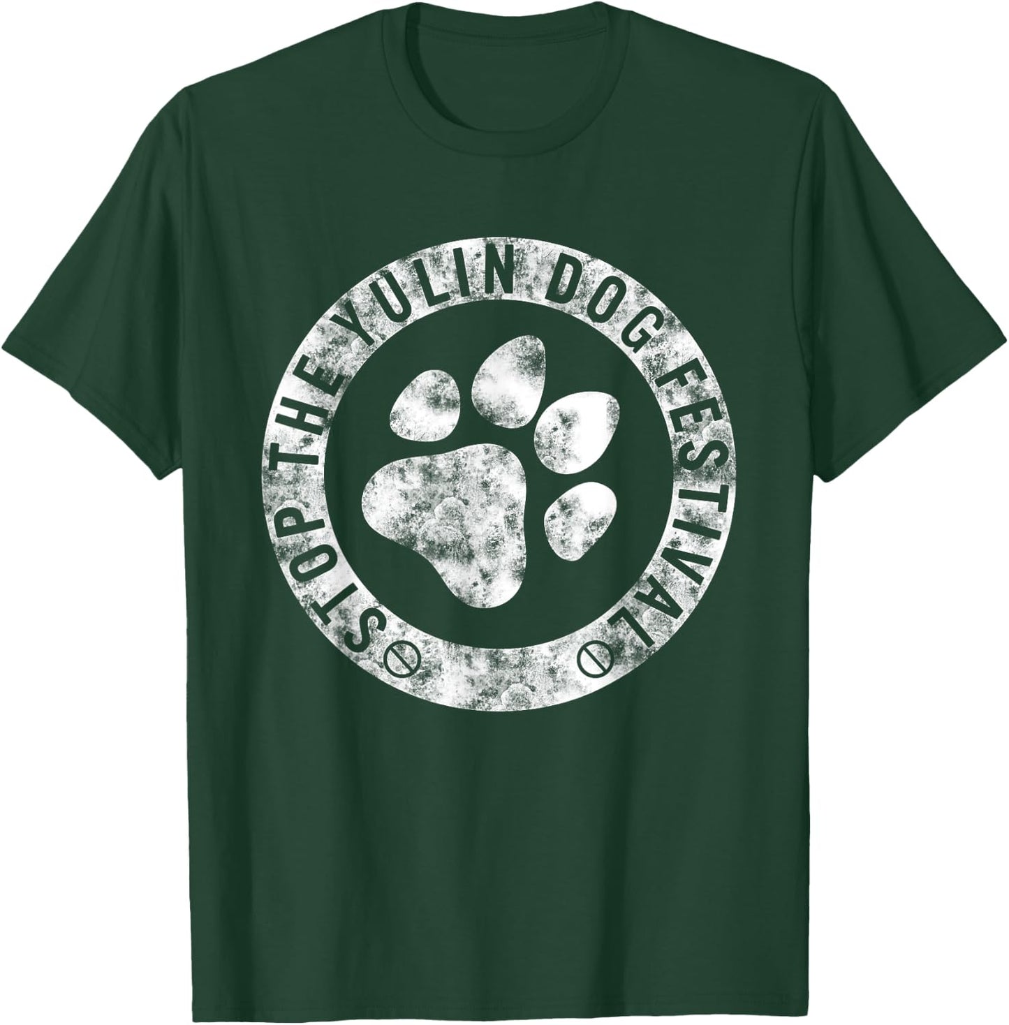 Stop The Yulin Dog Meat Festival Save Animal Rights Chinese Women Kids T-Shirt - T-Shirt | Forest