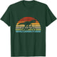 T Rex Dinosaur on a Bicycle bike cycling retro funny biking T-Shirt - T-Shirt | Forest