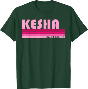 Kesha Name Personalized Retro Vintage 80s 90s Birthday T-Shirt - T-Shirt | Forest