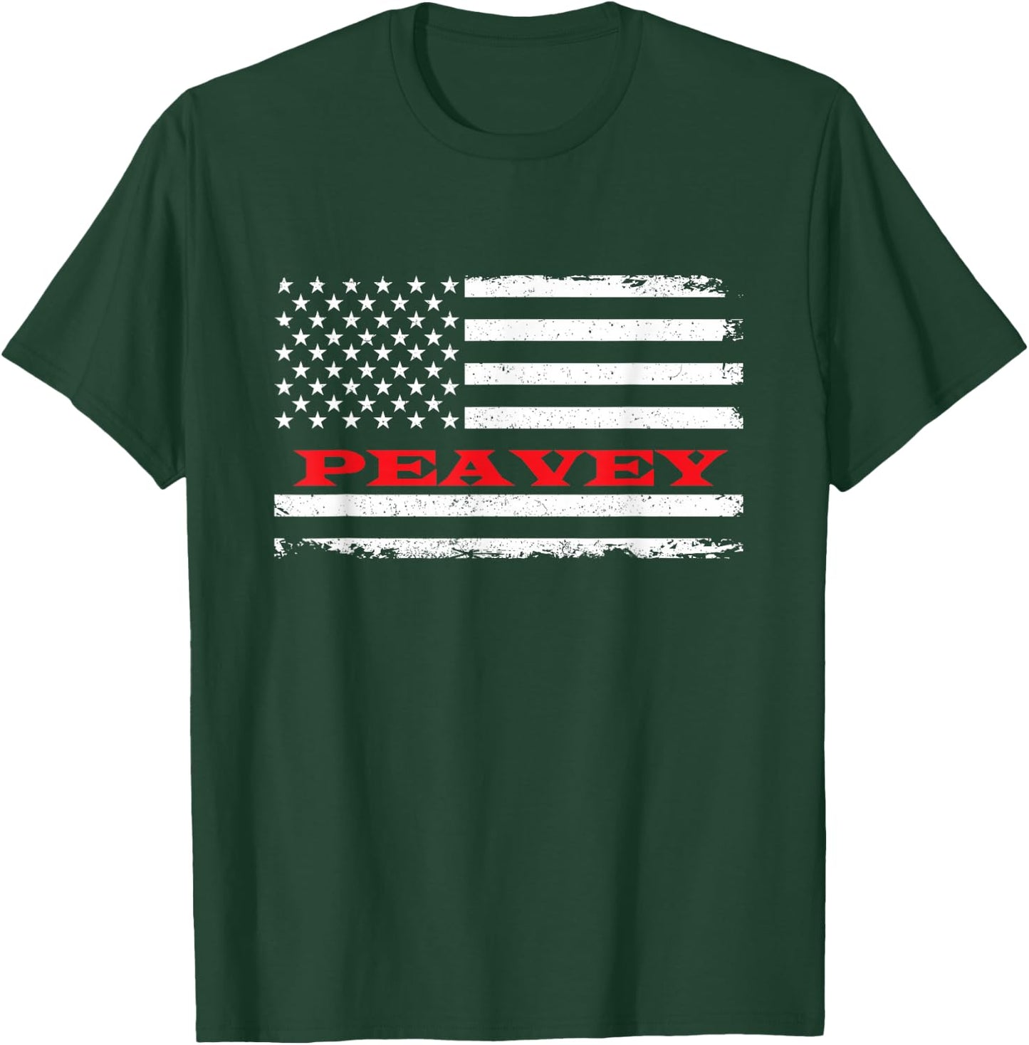Idaho American Flag Peavey USA Patriotic Souvenir T-Shirt - T-Shirt | Forest