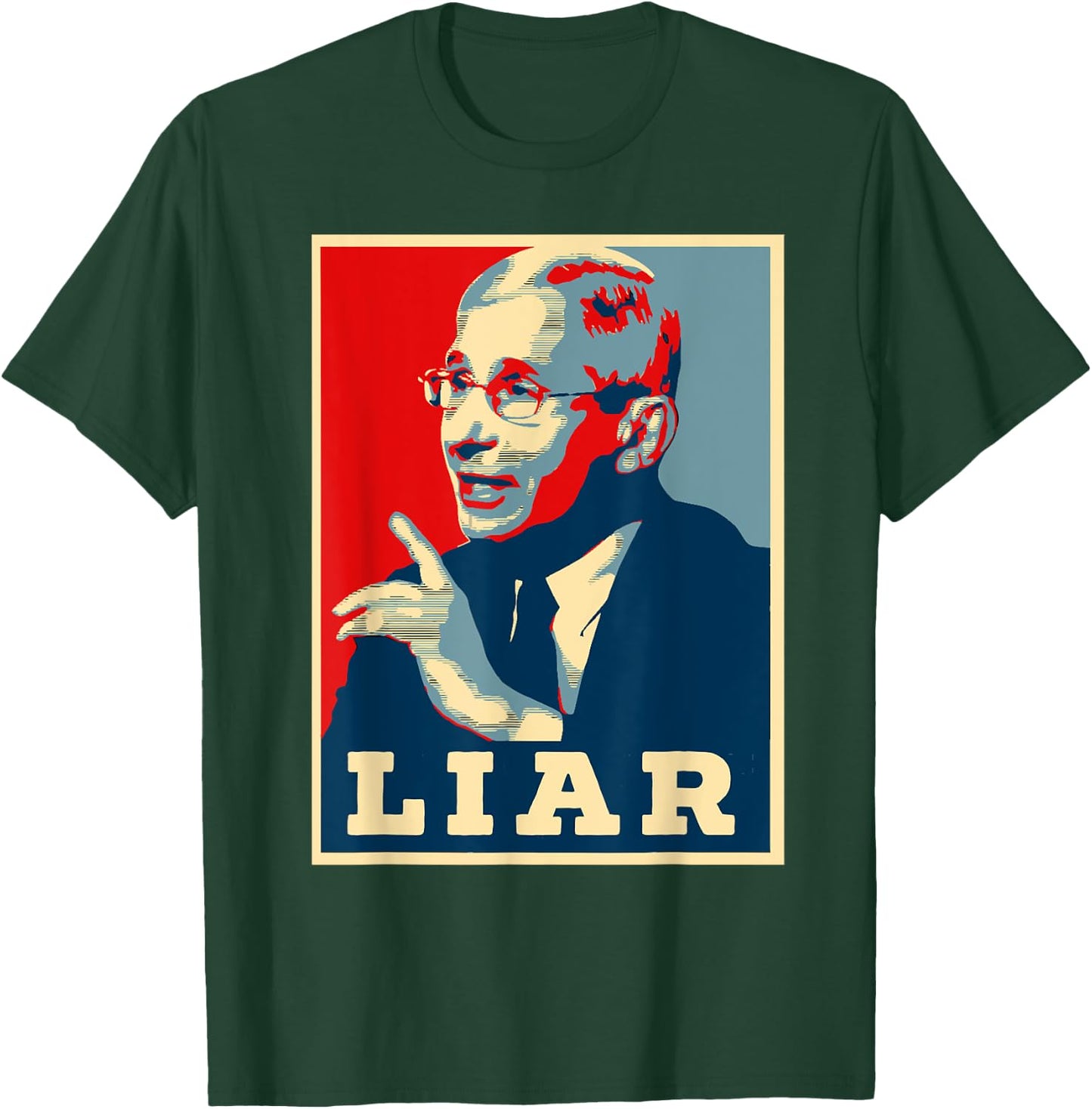 Fauci Liar Lied Halloween Shirt Anthony Fauci Costume T-Shirt - T-Shirt | Forest