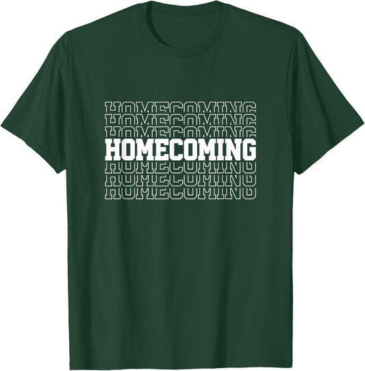 American Football Homecoming Player Coach Fan Gift Men T-Shirt - T-Shirt | Forest