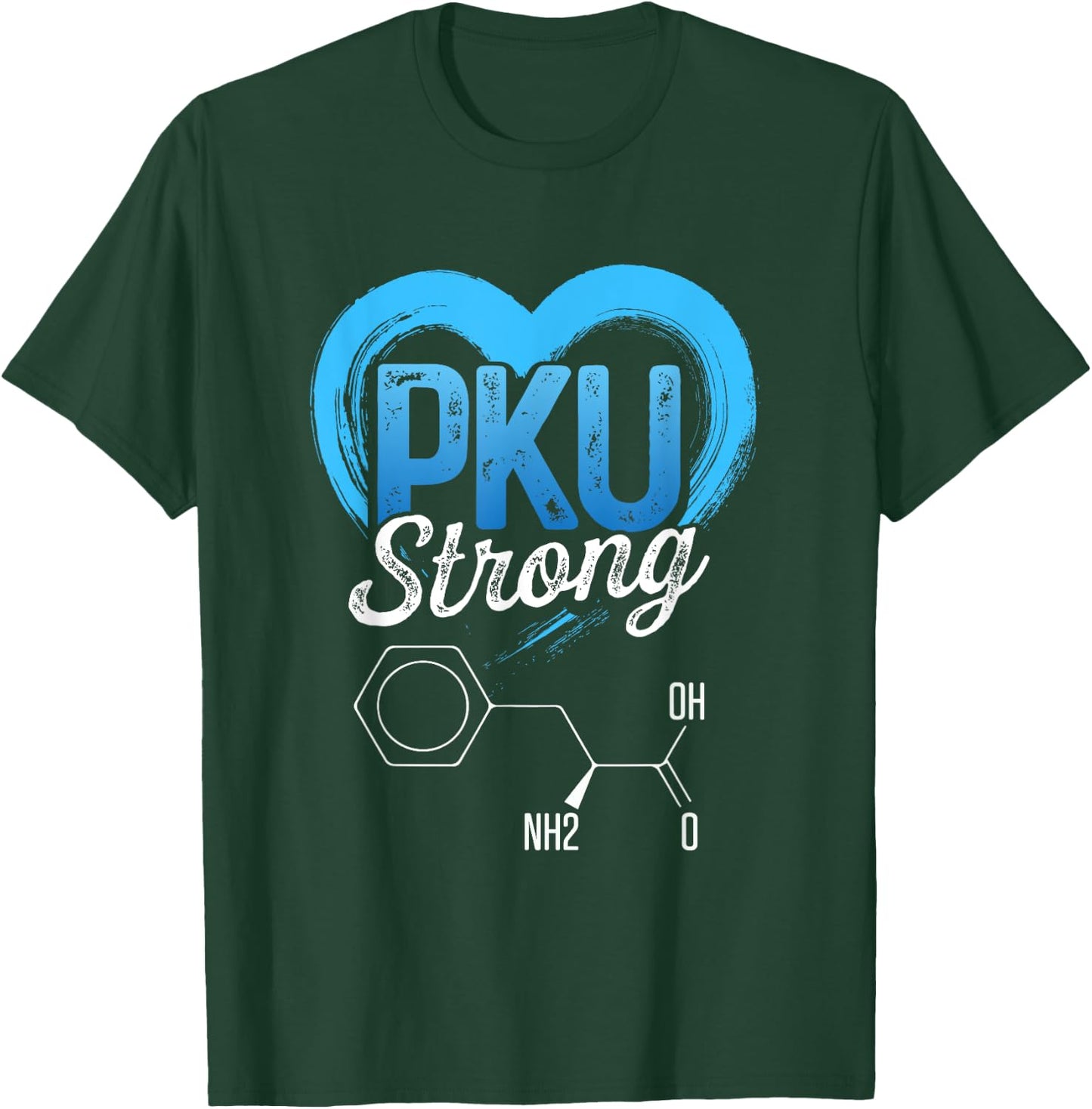 Phenylketonuria PKU Strong Warrior Healing Awareness DA1 T-Shirt - T-Shirt | Forest
