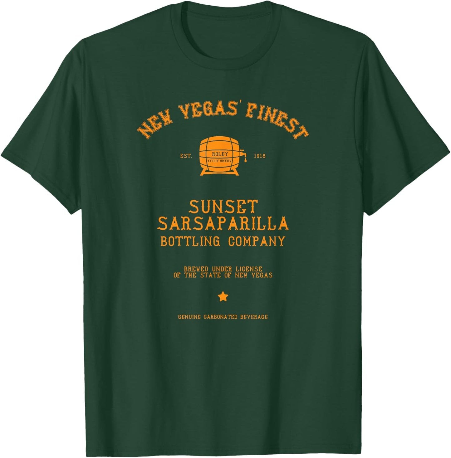 Sunset Sarsaparilla Barrel T-Shirt - T-Shirt | Forest