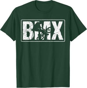 BMX Vintage Bike Fans Gift Boys Bike BMX T-Shirt - T-Shirt | Forest