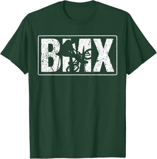 BMX Vintage Bike Fans Gift Boys Bike BMX T-Shirt - T-Shirt | Forest