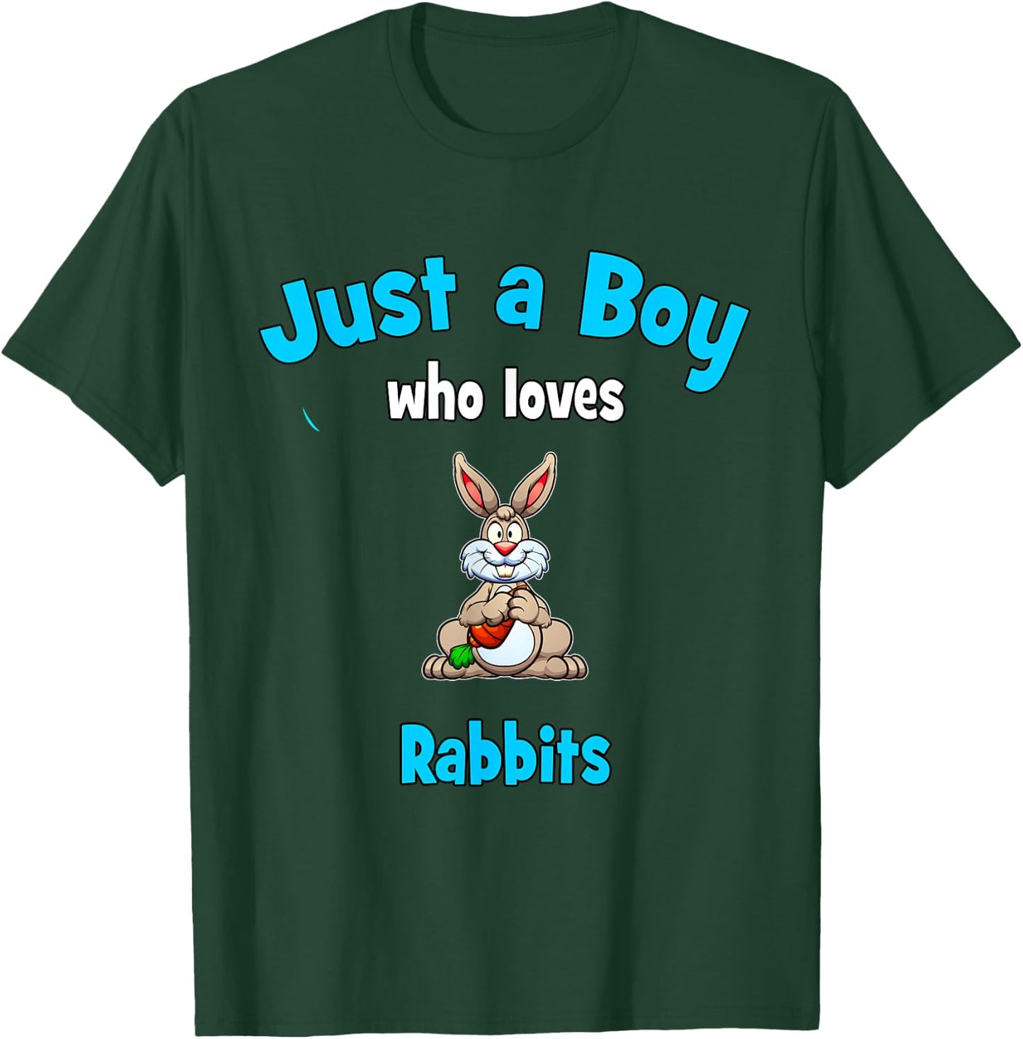 Rabbit Shirt for Boys | Kids Rabbit T-Shirt - T-Shirt | Forest