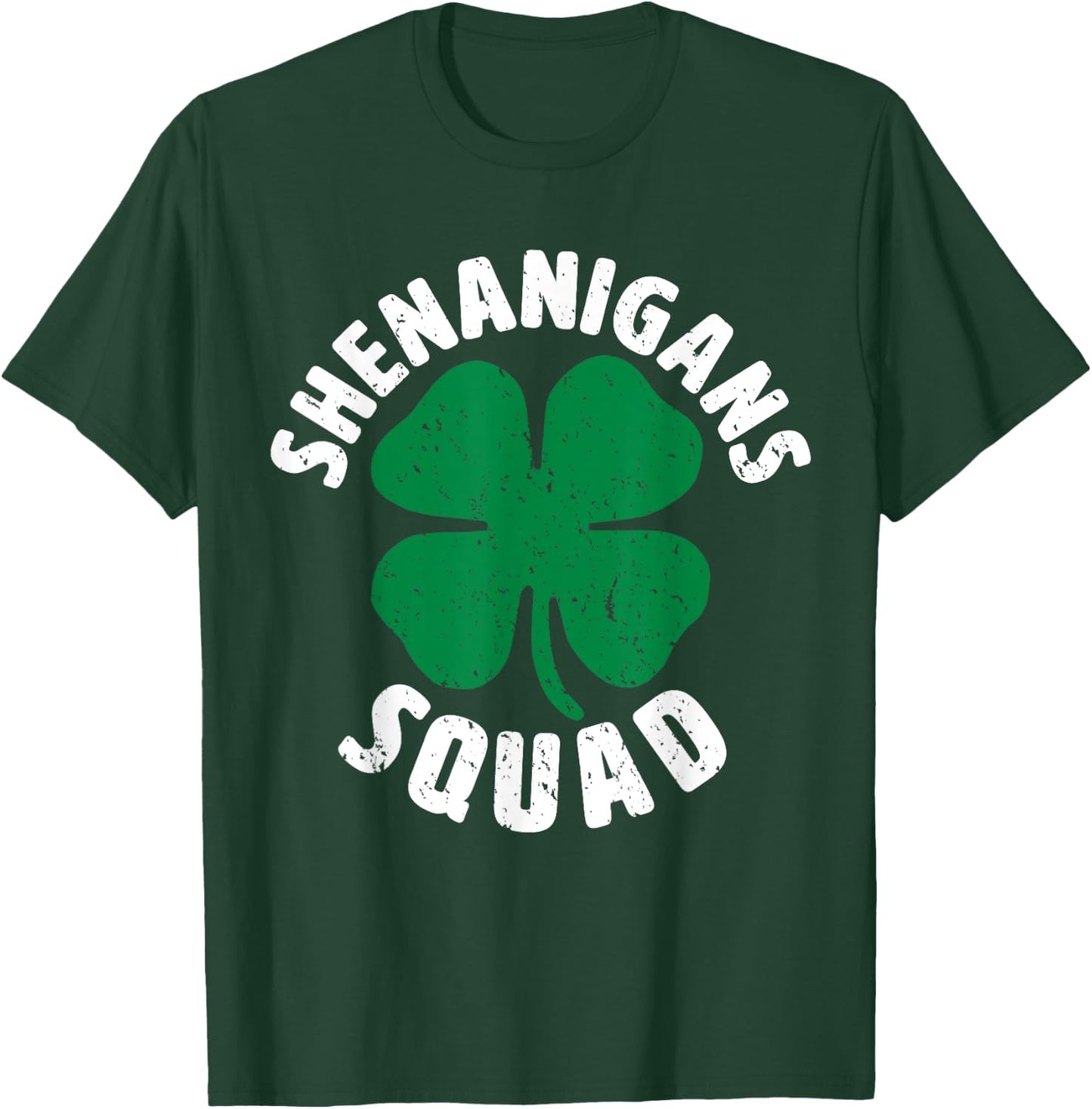 Shenanigan Squad Funny St Patricks Day Group Drinking T-Shirt - T-Shirt | Forest