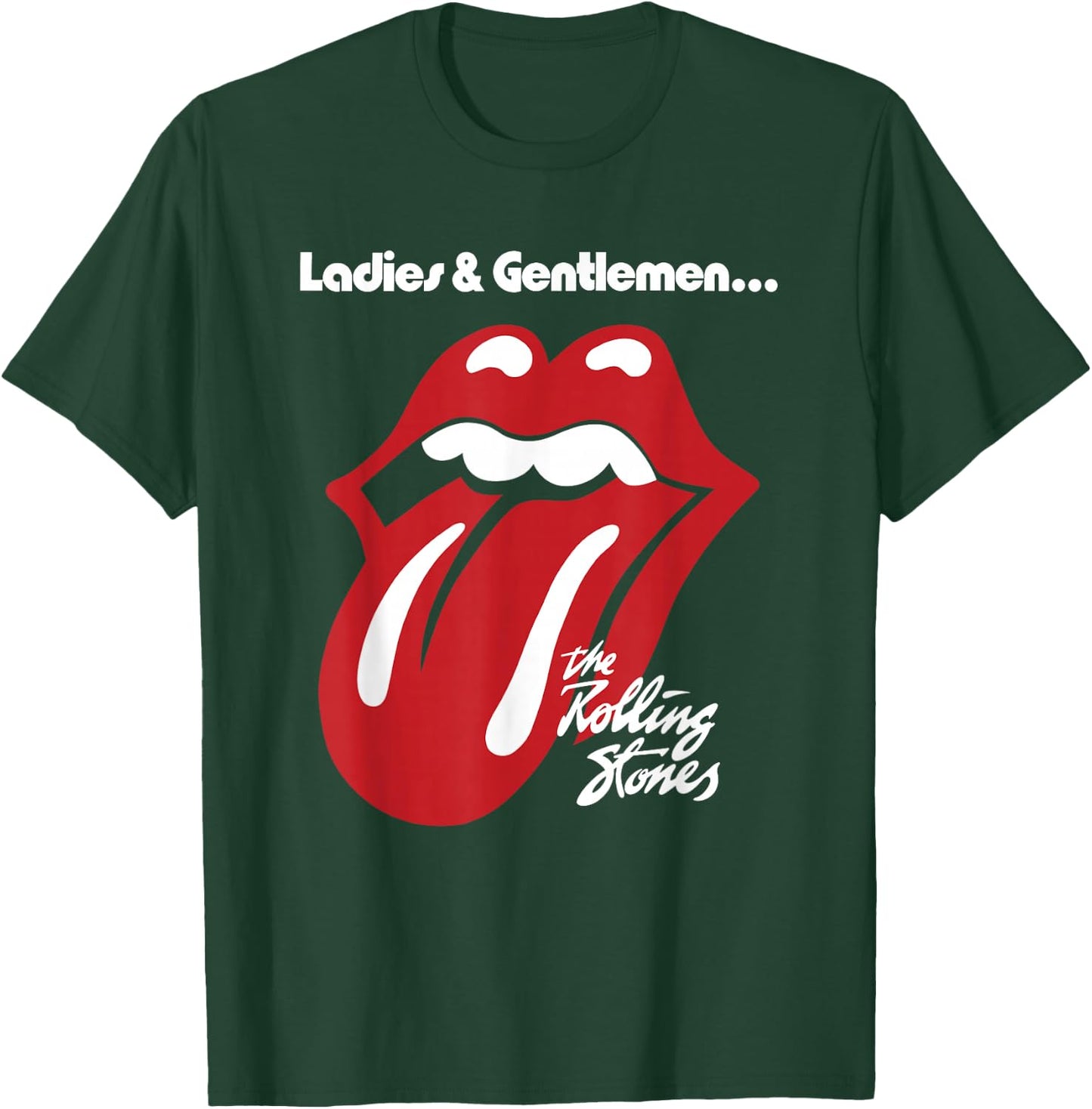 Official Rolling Stones Ladies & Gentlemen Black T-Shirt - T-Shirt | Forest