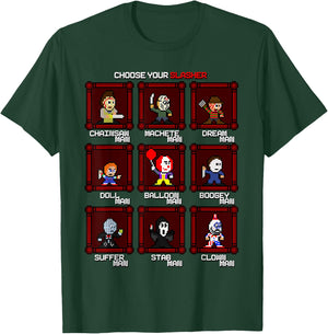 Choose Your Slasher! T-Shirt - T-Shirt | Forest