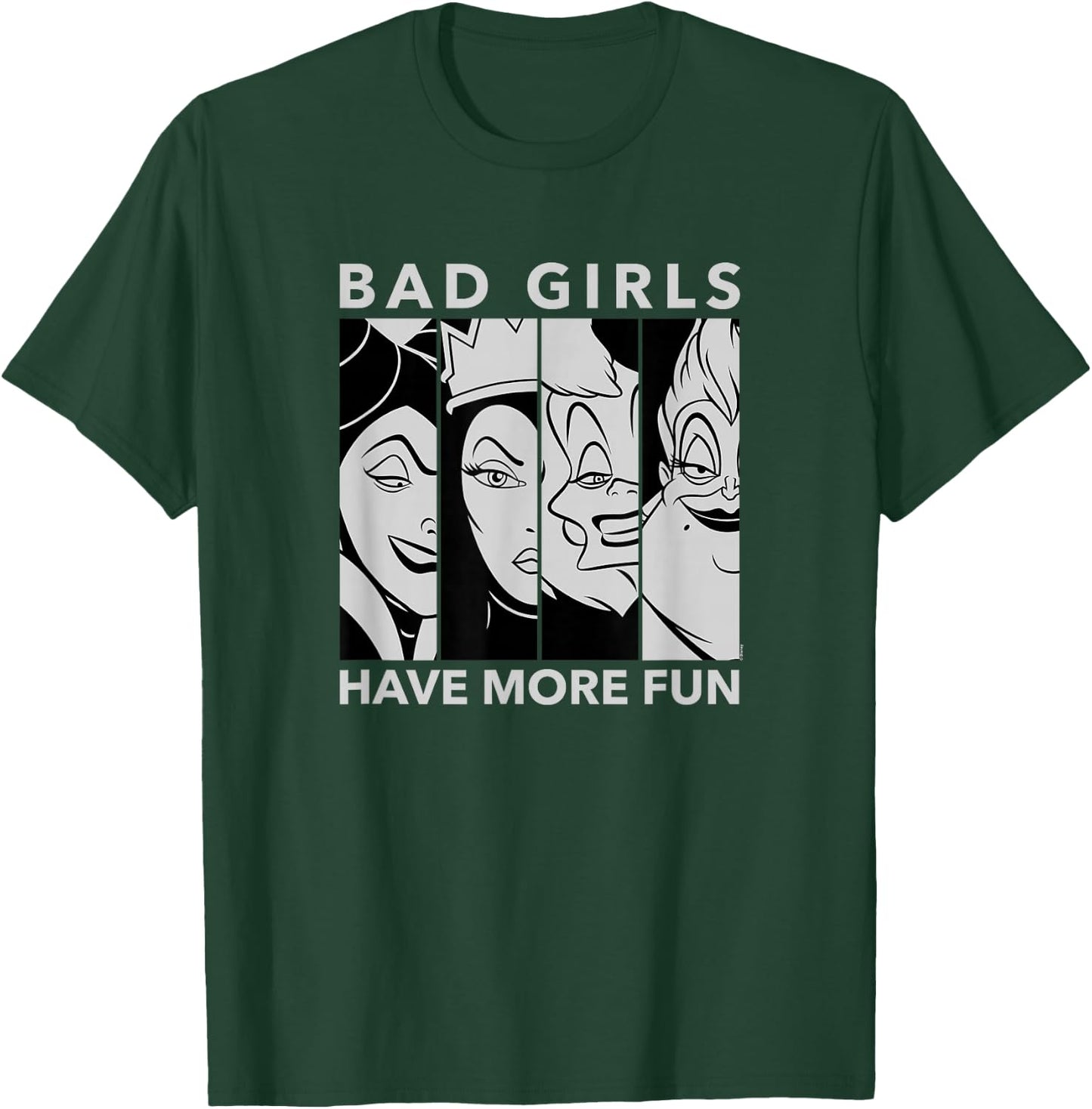 Disney Villains - Bad Girls Have More Fun T-Shirt - T-Shirt | Forest