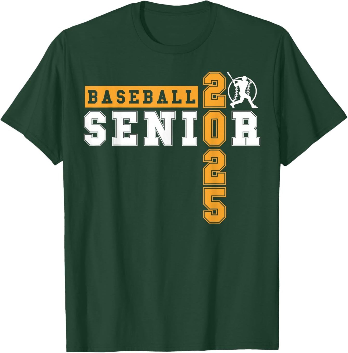 Baseball Senior Night Baseball Senior 2025 Graduation 11 T-Shirt - T-Shirt | Forest