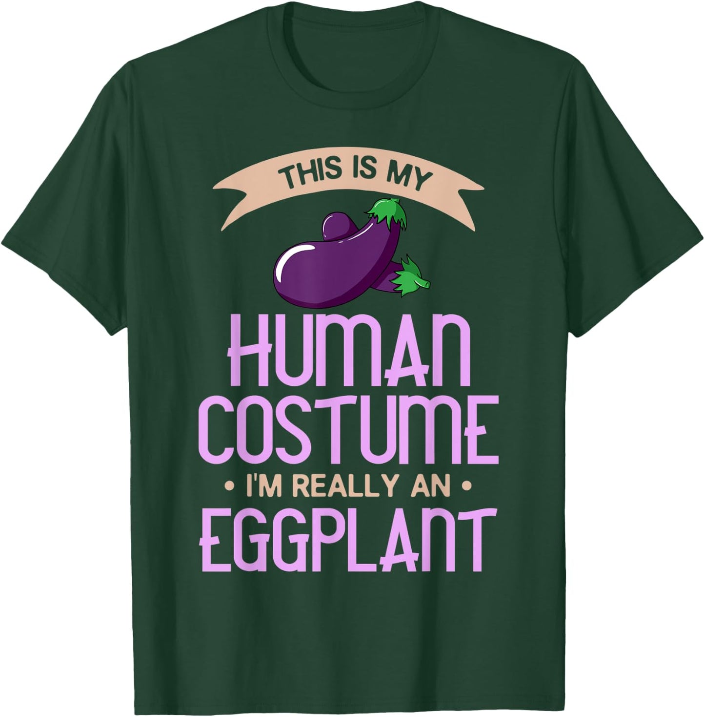 Eggplant Costume Gift Funny Indian Parmesan T-Shirt - T-Shirt | Forest