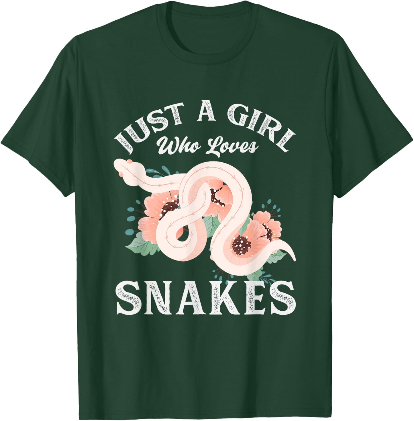 Just A Girl Who Loves Snakes T-Shirt - T-Shirt | Forest