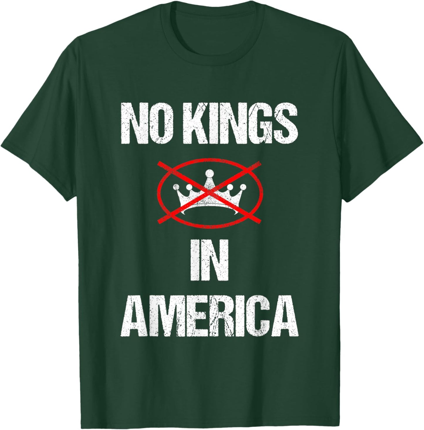 No Kings in America Supreme Court Protest T-Shirt - T-Shirt | Forest