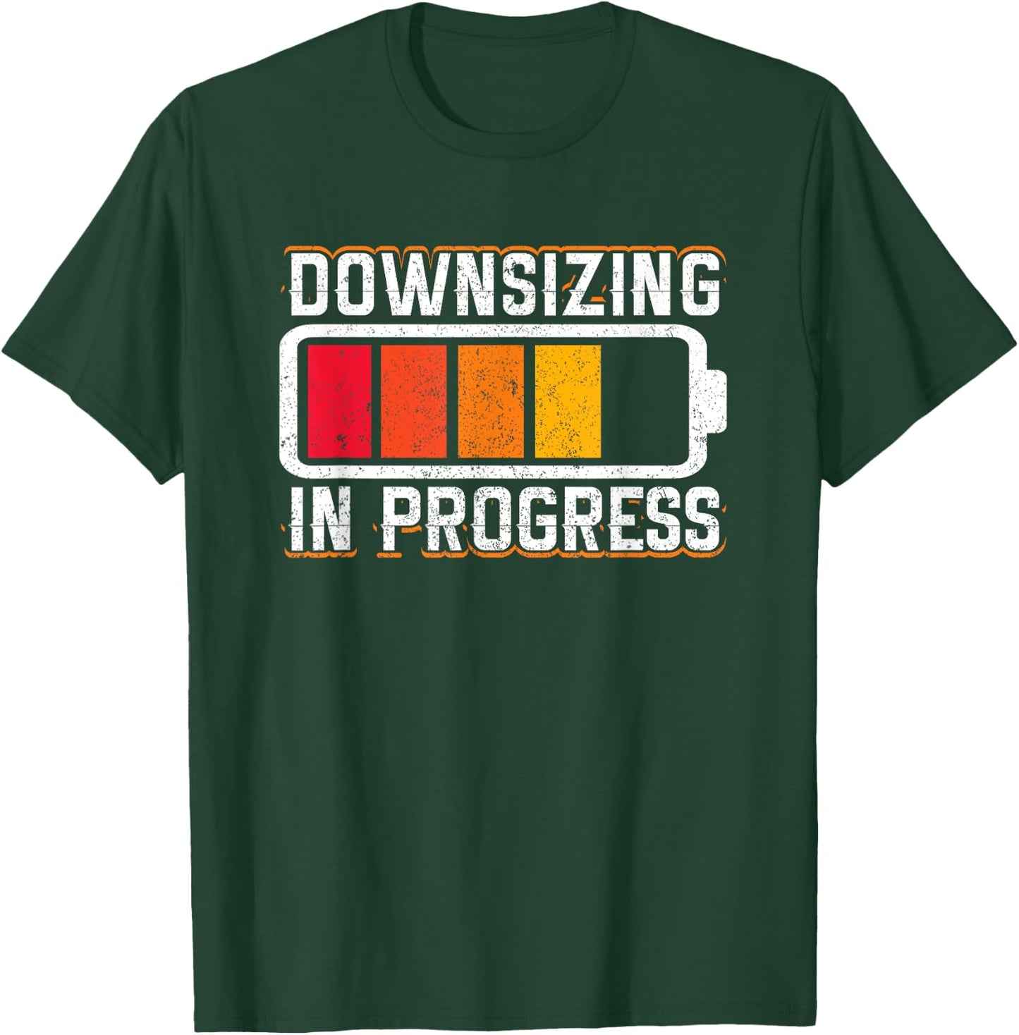 Downsizing In Progress Gastric Bypass Surgery Weight Loss T-Shirt - T-Shirt | Forest
