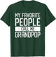 My Favorite People Call Me Grandpop Family Matching T-Shirt - T-Shirt | Forest