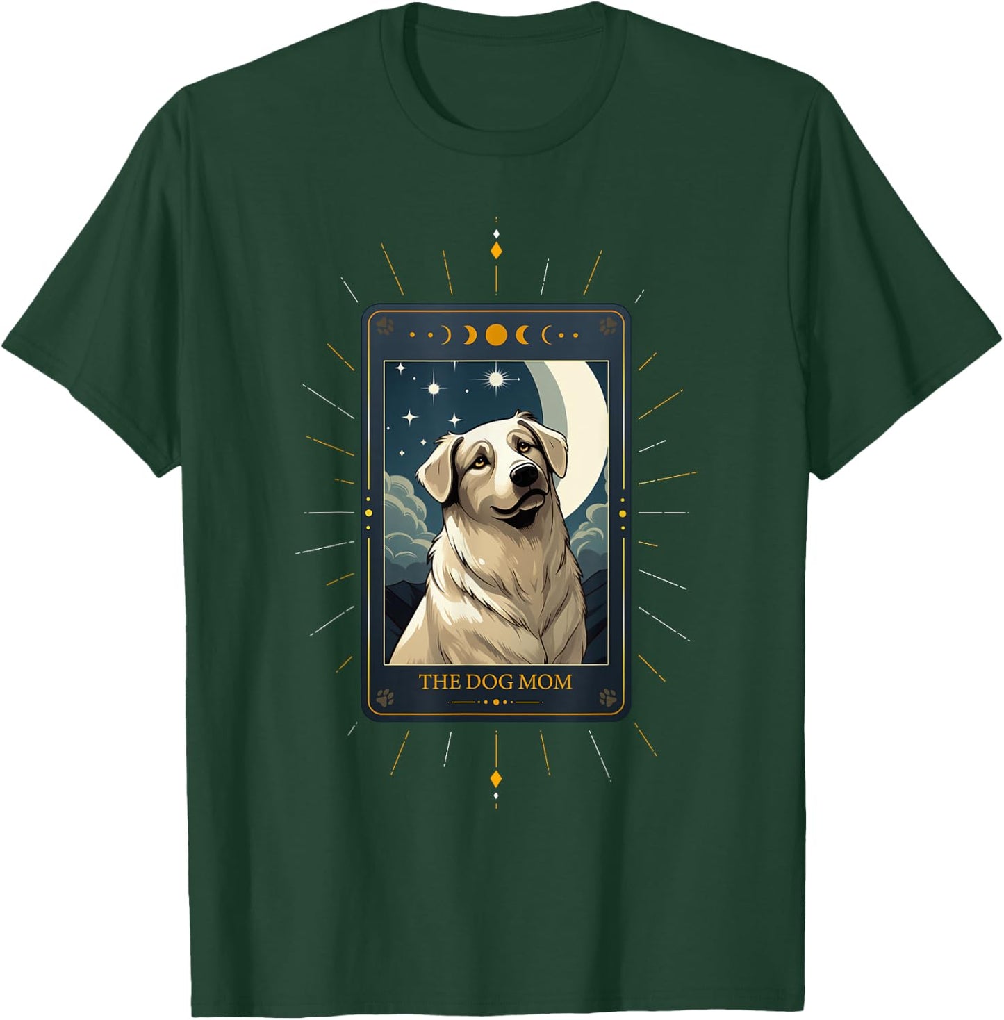 Anatolian Shepherd The Dog Mom Tarot Card Cute Kawaii Pet T-Shirt - T-Shirt | Forest