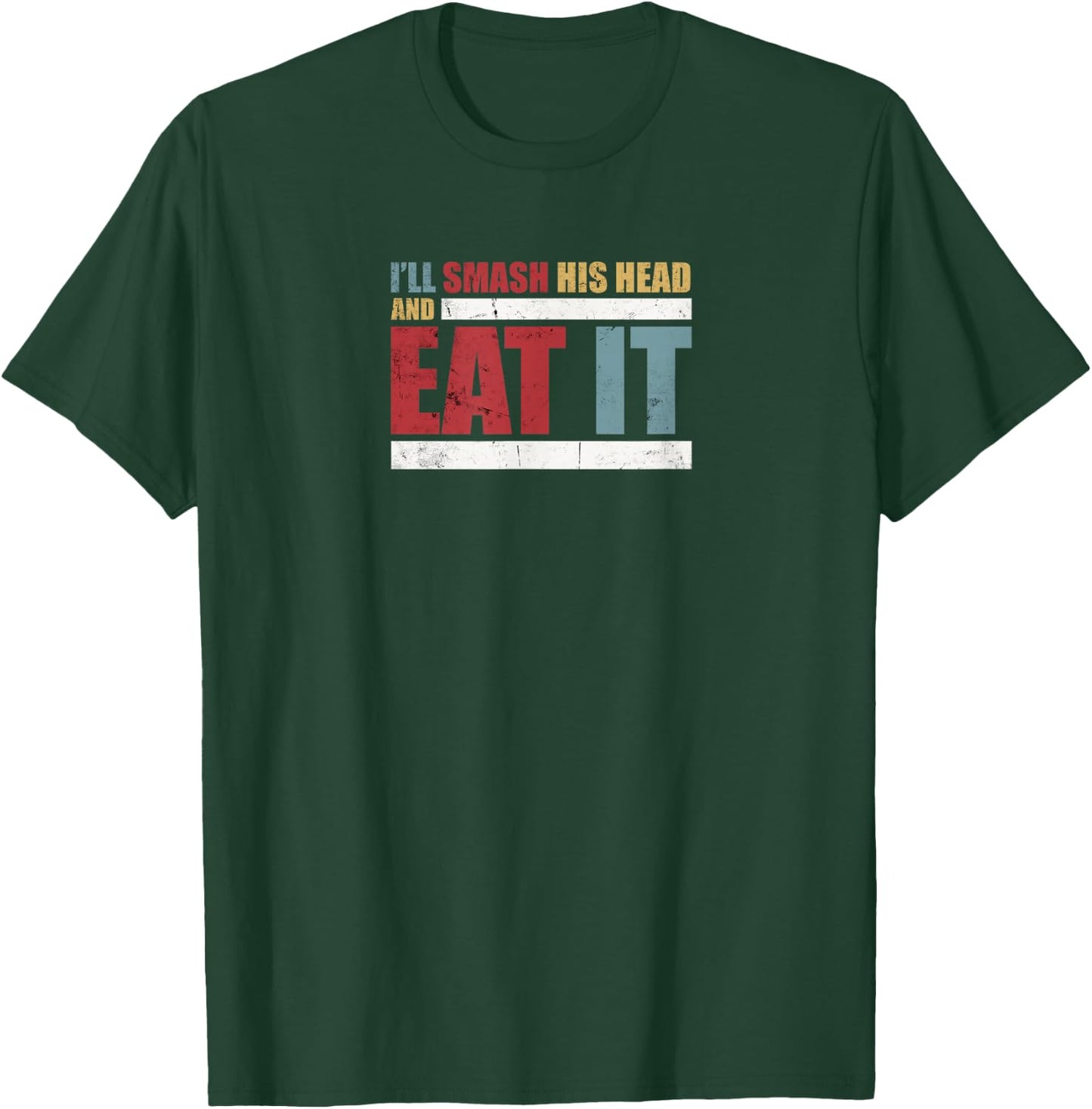 Team CT Challenge - Smash His Head and Eat It T-Shirt - T-Shirt | Forest
