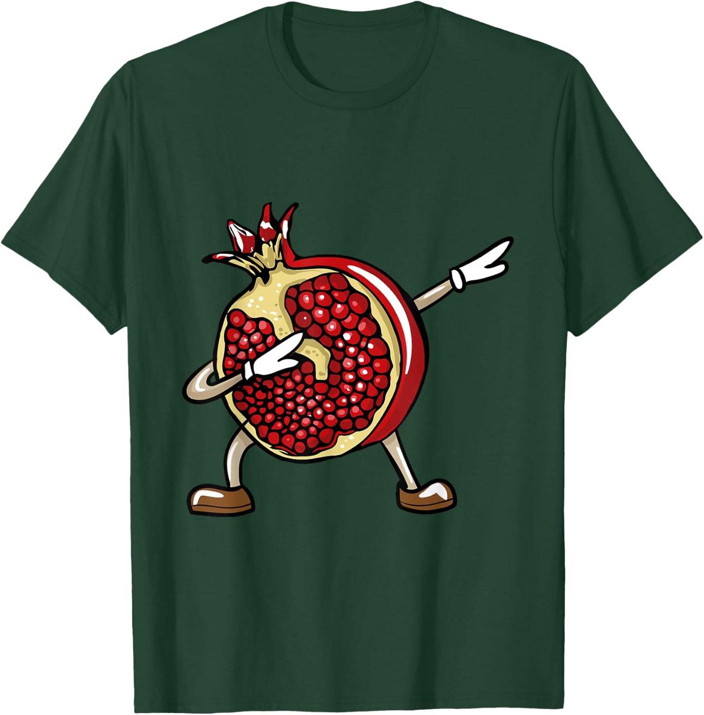Funny Dabbing Pomegranate Lover Fruit Love T-Shirt - T-Shirt | Forest